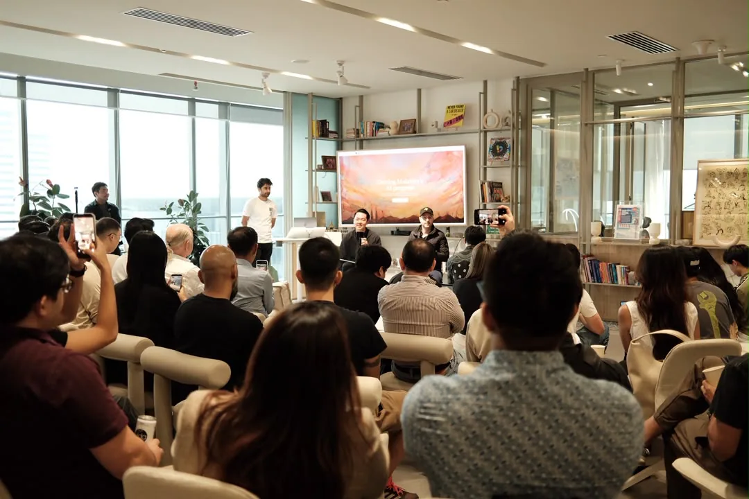 A full room at Supabase's Malaysian AI Show and Tell event.